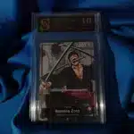 One Piece Roronoa Zoro kolekcionarska ocjenjena karta