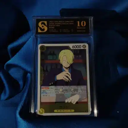 One Piece Sanji kolekcionarska ocjenjena karta