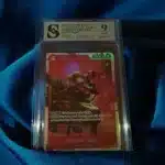 One Piece Zoro kolekcionarska ocjenjena karta