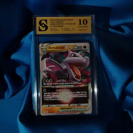 Pokemon Aerodactyl V Star kolekcionarska ocjenjena karta