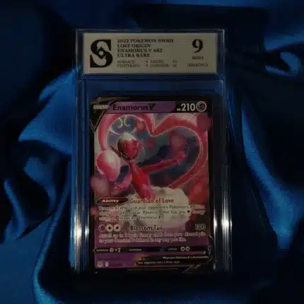Pokemon Enamorus V kolekcionarska ocjenjena karta