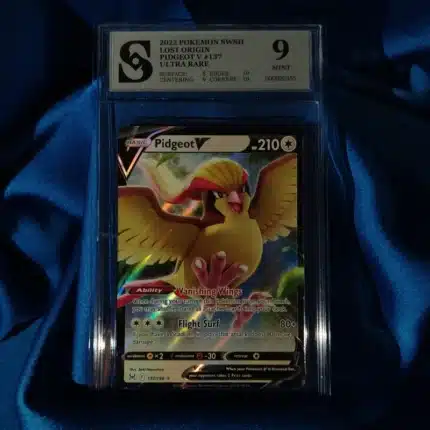 Pokemon Pidgeot V kolekcionarska ocjenjena karta