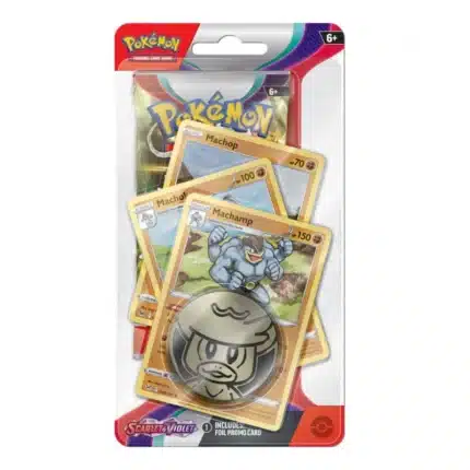 Pokemon TCG Scarlet & Violet Premium Checklane Blister Machamp Evolution eng