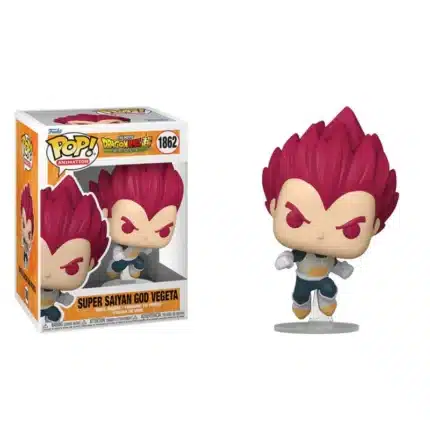 Dragon Ball Super Saiyan God Vegeta Pop figura 9cm