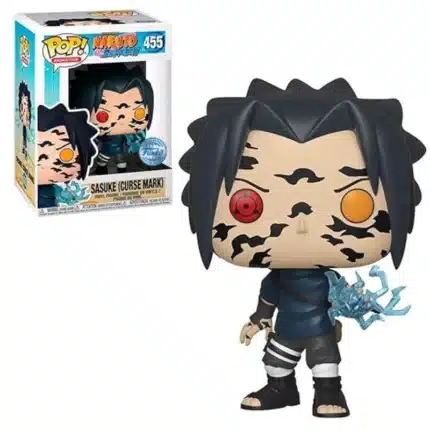 Naruto Sasuke with Curse Marks POP figura 9cm