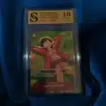 One Piece Luffy #014 kolekcionarska ocijenjena karta
