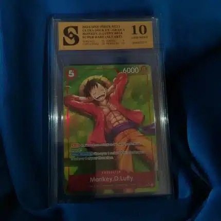 One Piece Luffy #014 kolekcionarska ocijenjena karta