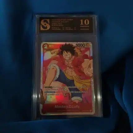 One Piece Luffy kolekcionarska ocjenjena karta