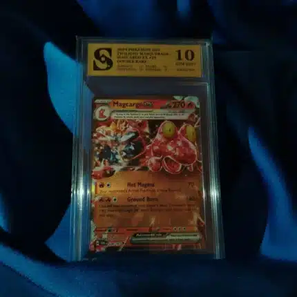 Pokemon Magcargo Ex kolekcionarska ocjenjena karta