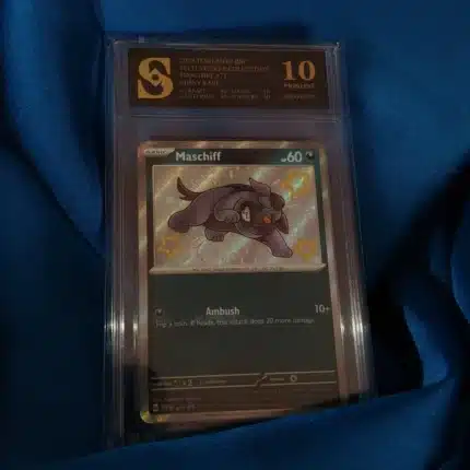 Pokemon Maschiff kolekcionarska ocijenjena karta