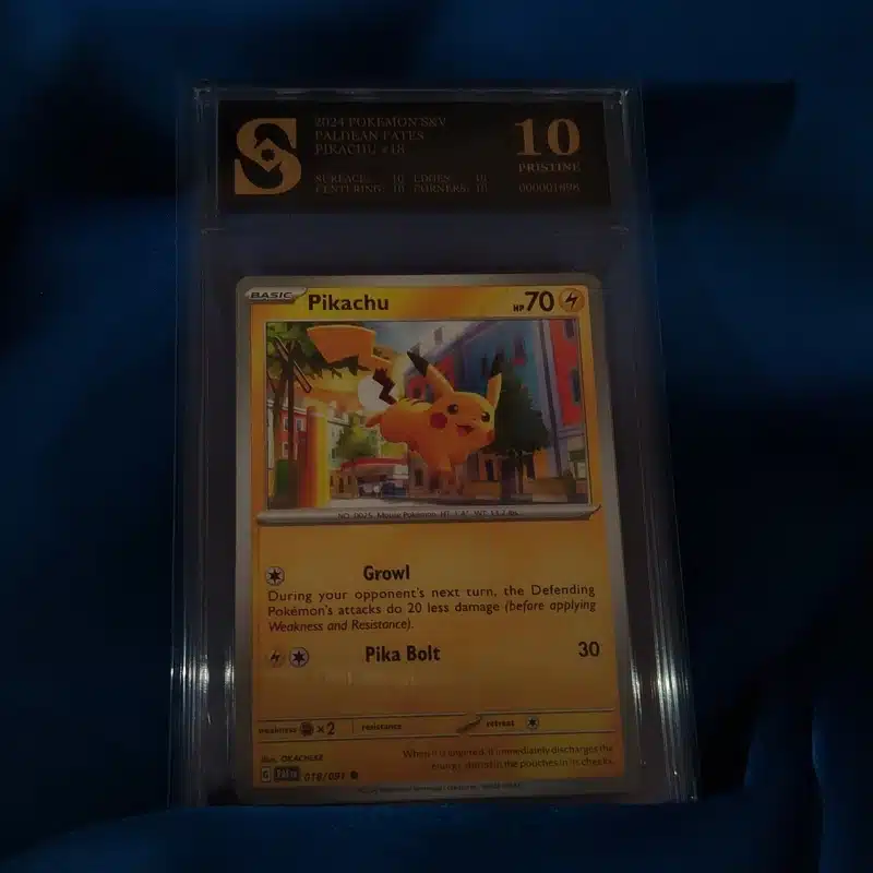 Pokemon Pikachu #18 kolekcionarska ocijenjena karta Pokemon Pikachu #18 kolekcionarska ocijenjena karta