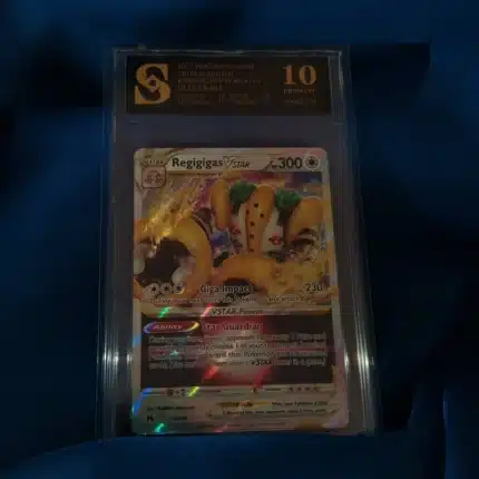 Pokemon Regigigas Vstar #114 kolekcionarska ocijenjena karta