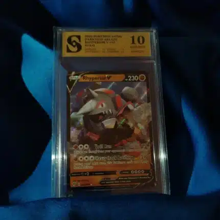 Pokemon Rhyperior V kolekcionarska ocjenjena karta