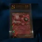 Pokemon Team Rockets Mewtwo ex kolekcionarska ocijenjena karta