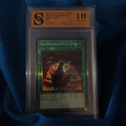 Yu Gi Oh Pre-Preparation of Rites kolekcionarska ocjenjena karta