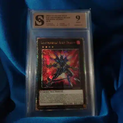 Yu Gi Oh Salamangreat Blaze Dragon #EN007 kolekcionarska ocjenjena karta