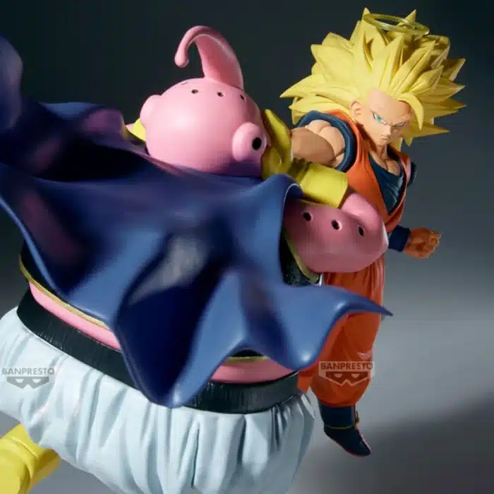 Dragon Ball Z Super Saiyan Son Goku Vs Majin Buu Match Maker figura 17cm