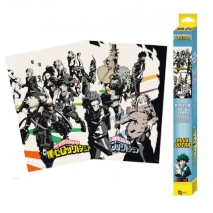 My Hero Acaemia Heroes Villains set od 2 postera 52x38cm