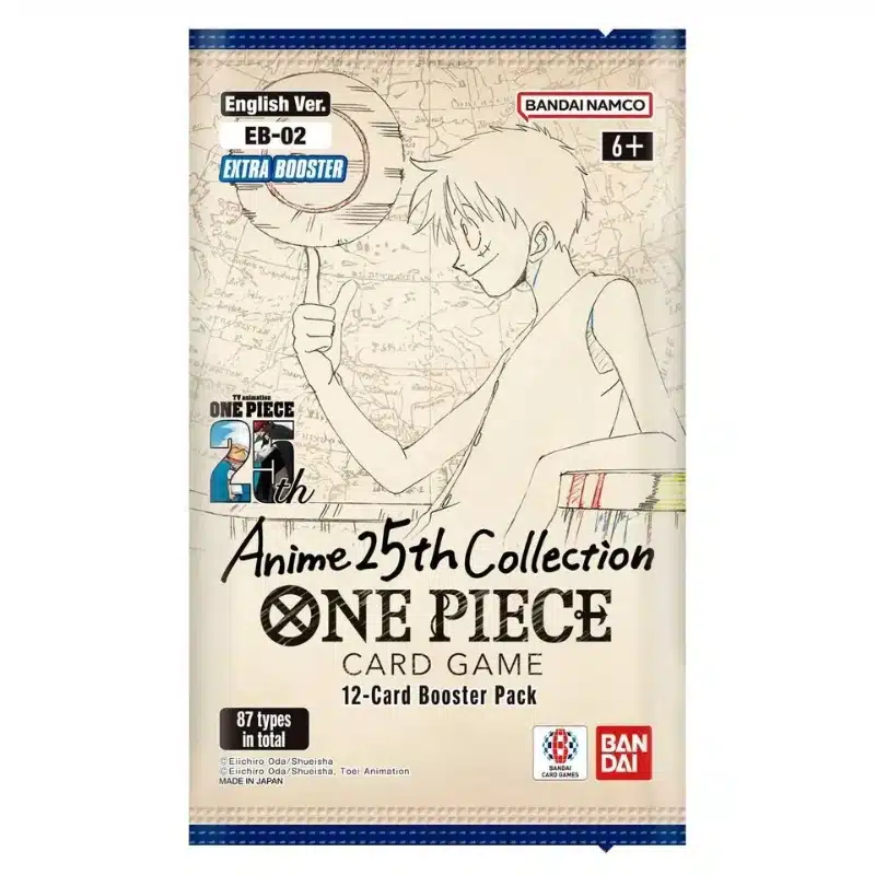 One Piece EB-02 Anime 25th Collection Booster paketic eng One Piece EB-02 Anime 25th Collection Booster paketic eng