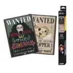 One Piece Wanted Chopper & Brook set od 2 postera 52x38cm