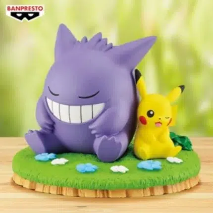 Pokemon Pikachu i Gengar Diorama figura 10cm