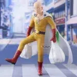 One Punch Man Saitama One Punch Life figura 20cm
