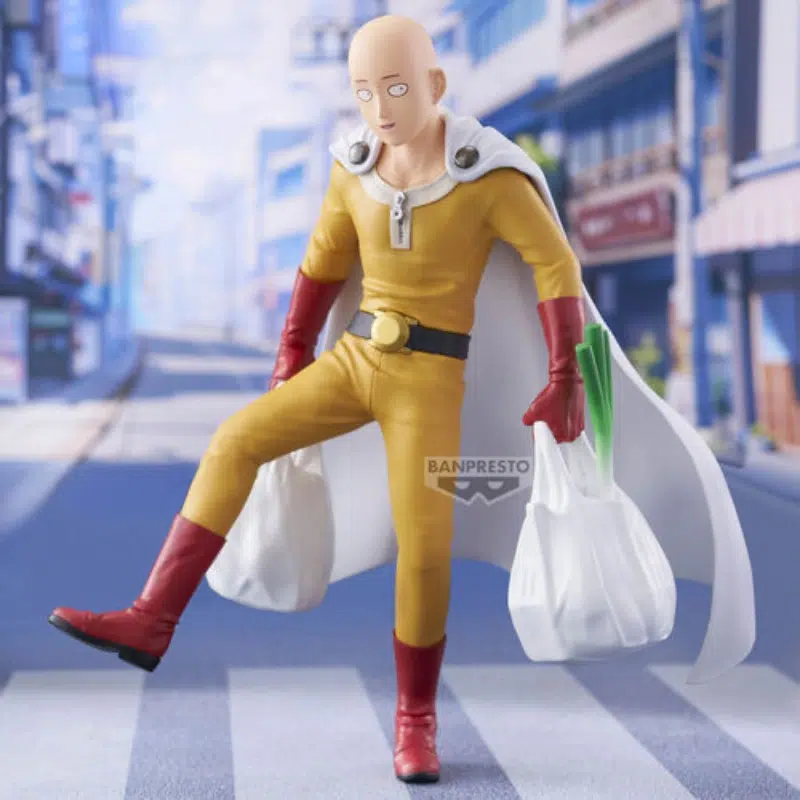 One Punch Man Saitama One Punch Life figura 20cm One Punch Man Saitama One Punch Life figura 20cm