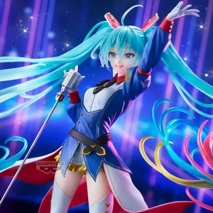 Banpresto Gundam x Hatsune Miku figura 21cm