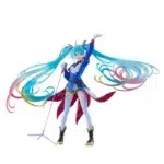 Gundam x Hatsune Miku figura 21cm