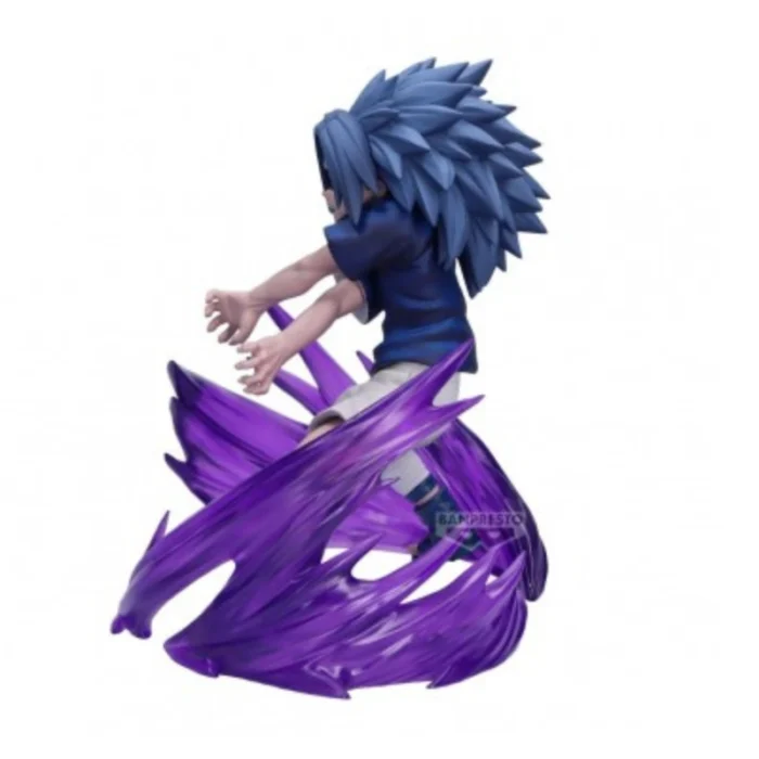 Banpresto Naruto Shippuden Sasuke Uchiha Vibration Stars figura 15cm