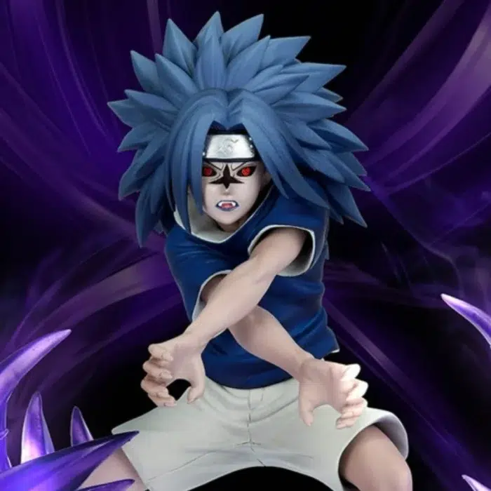 Banpresto Naruto Shippuden Sasuke Uchiha Vibration Stars figura 15cm