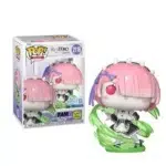 Re Zero Ram Wind Magic Funko POP Plus Special Edition 10cm