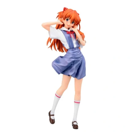 Sega Rebuild of Evangelion Asuka Uniform figura 21cm