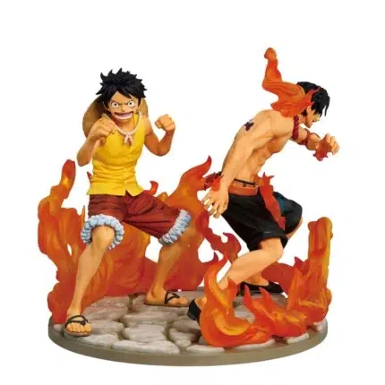 Banpresto One Piece Ace i Luffy Ichibansho figura Dramatic Memories 15cm