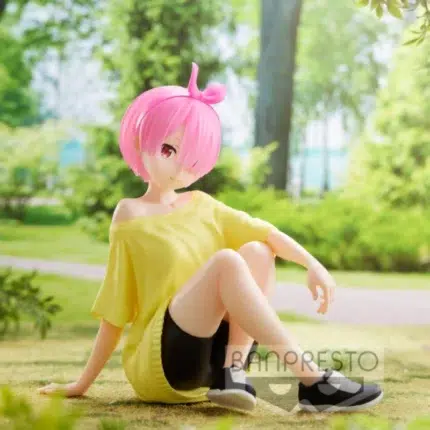 Banpresto Re Zero Rem Relax Time figura 14cm