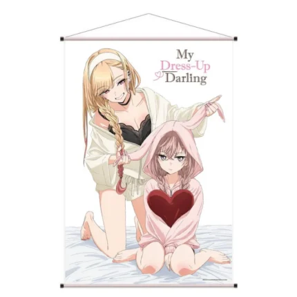 My Dress-Up Darling Marin i Sajuna Wallscroll 60 x 90 cm